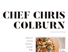 Tablet Screenshot of chefchriscolburn.com